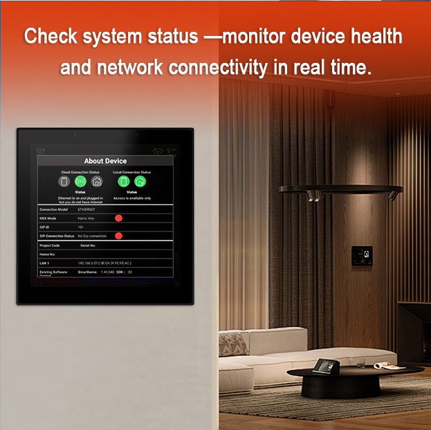 Smart Home Knx - تابلت سن وورلد 4 بوصة بنظام