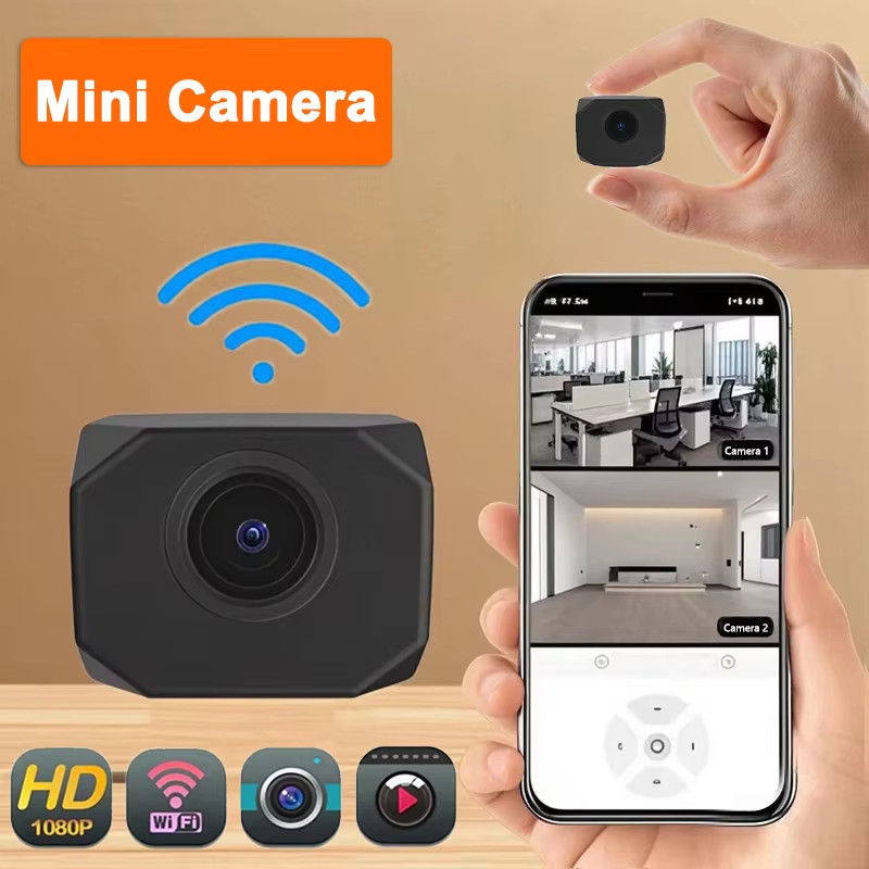Smart Home Web - كاميرا أمان WiFi بدقة 4K للمنزل،