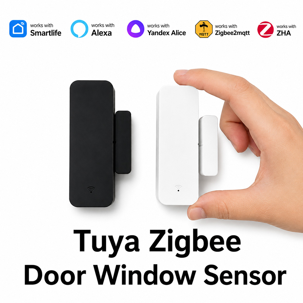 Smart Home Yandex - مستشعر أبواب ونوافذ Tuya Zigbee 3.0