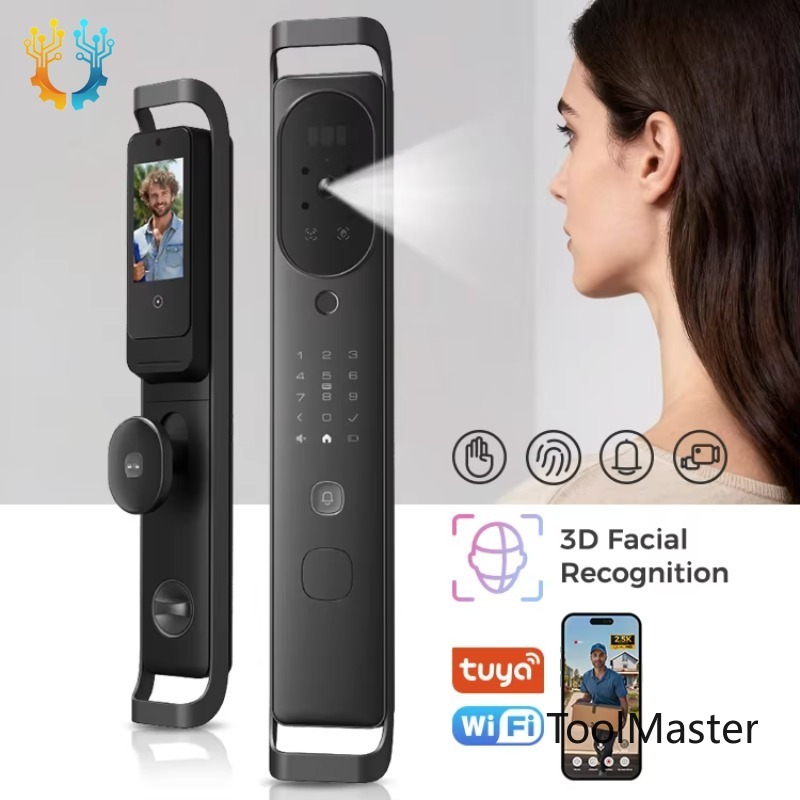 Smart Door Lock - 【2026】قفل باب ذكي LNDU H10 بكاميرا
