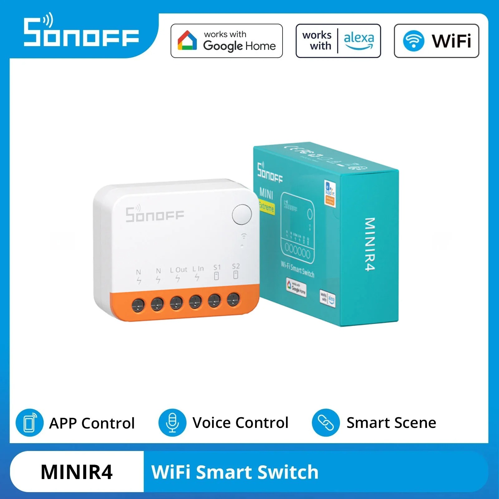 Smart Home Simple - سونوف ميني آر4 إكستريم، جهاز تحكم