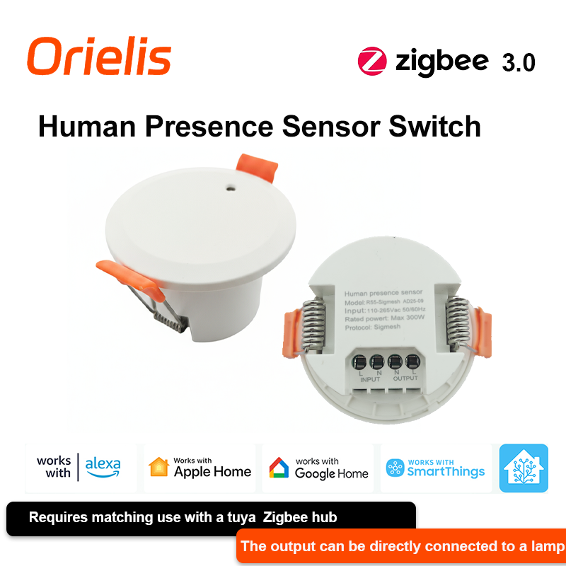 Motion Sensor Light - زيجبي 3.0 MmWave الرادار وجود الإنسان
