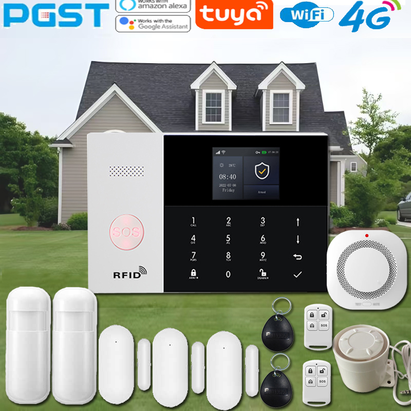 Smart Home Kit - نظام إنذار أمان منزلي ذكي PGST
