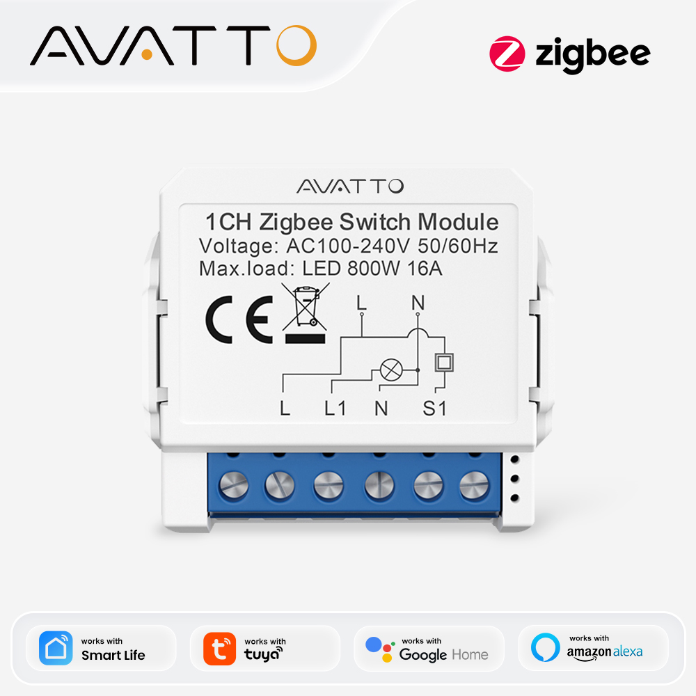 Smart Home Simple - AVATTO زيجبي تويا 1/2/3/4 عصابة مفتاح