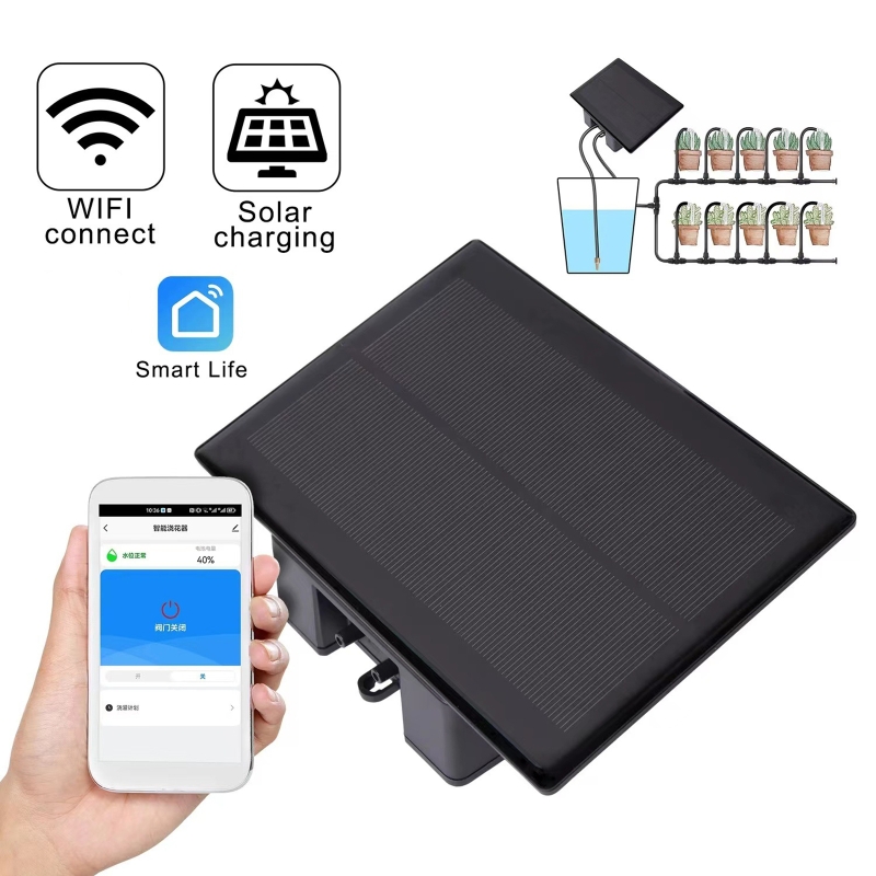 Smart Home Web - WIFI الشمسية التلقائي آلة الري عدة