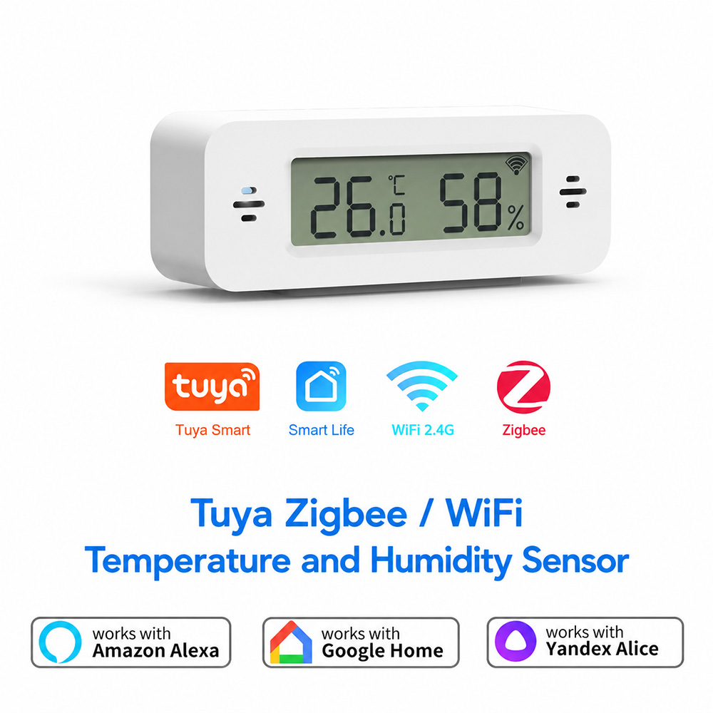Smart Home Simple - جهاز استشعار درجة الحرارة والرطوبة الذكي