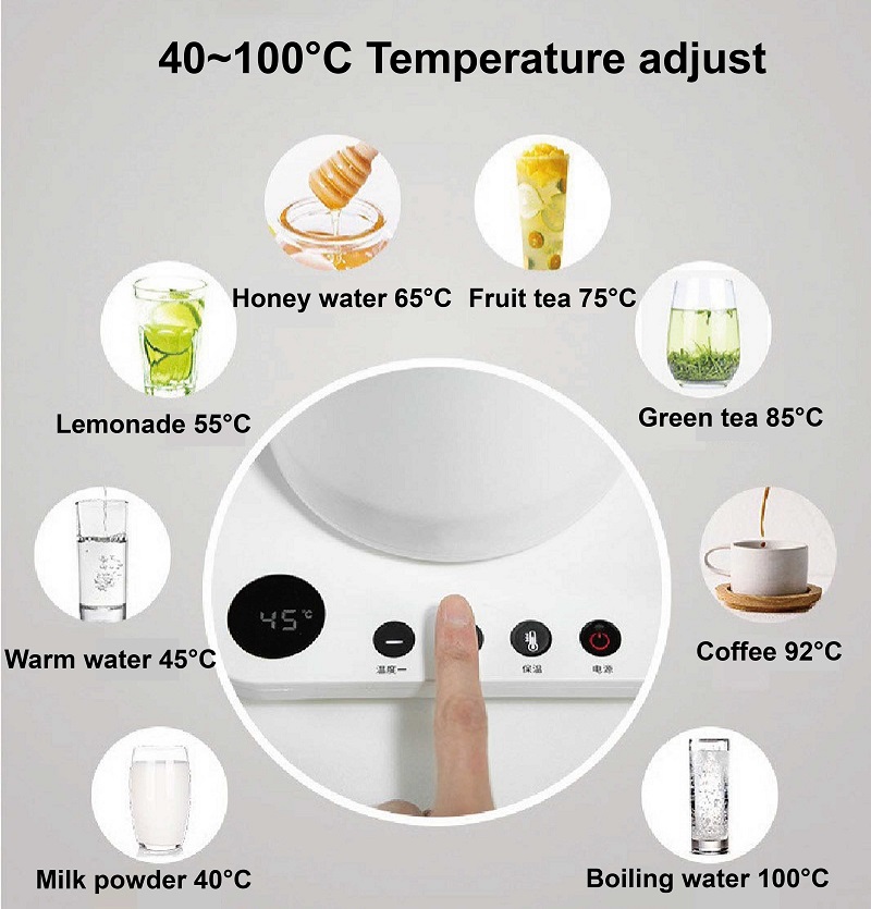 غلاية كهربائية ذكية بقوة 1500  - مراجعة Home Smart Kettle وسعره