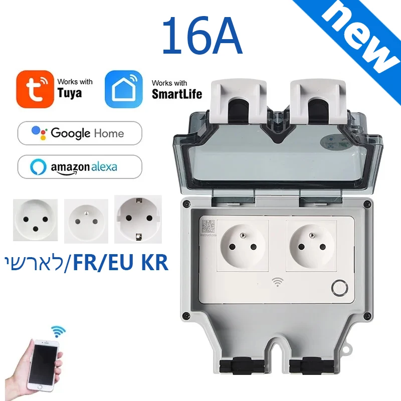 Tuya مقبس الطاقة IP66 في الهوا - مراجعة Smart Home Box وسعره