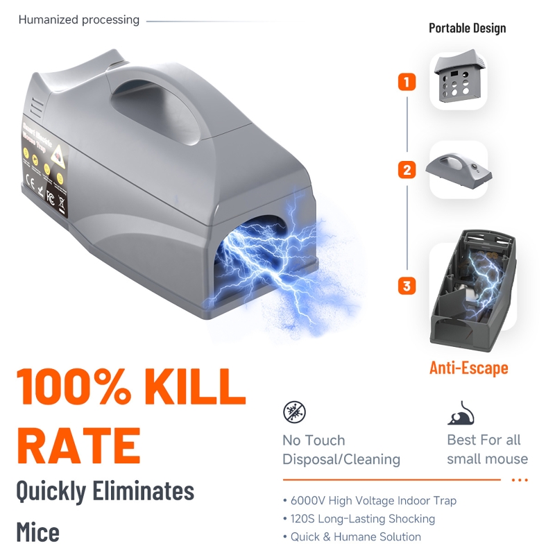 مصيدة فئران كهربائية ذكية بتقن - مراجعة Smart Home Killer وسعره