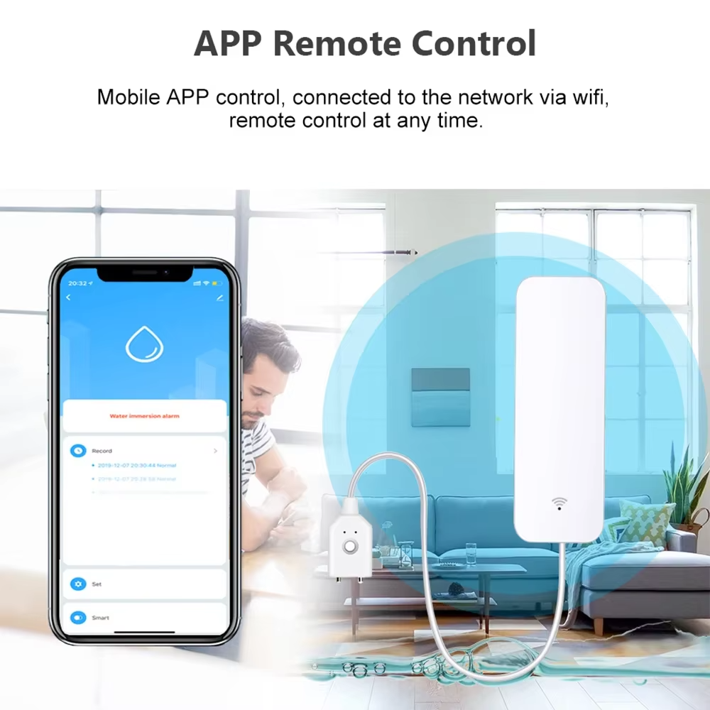 جهاز استشعار تسرب المياه بتقني - مراجعة Smart Home Web وسعره