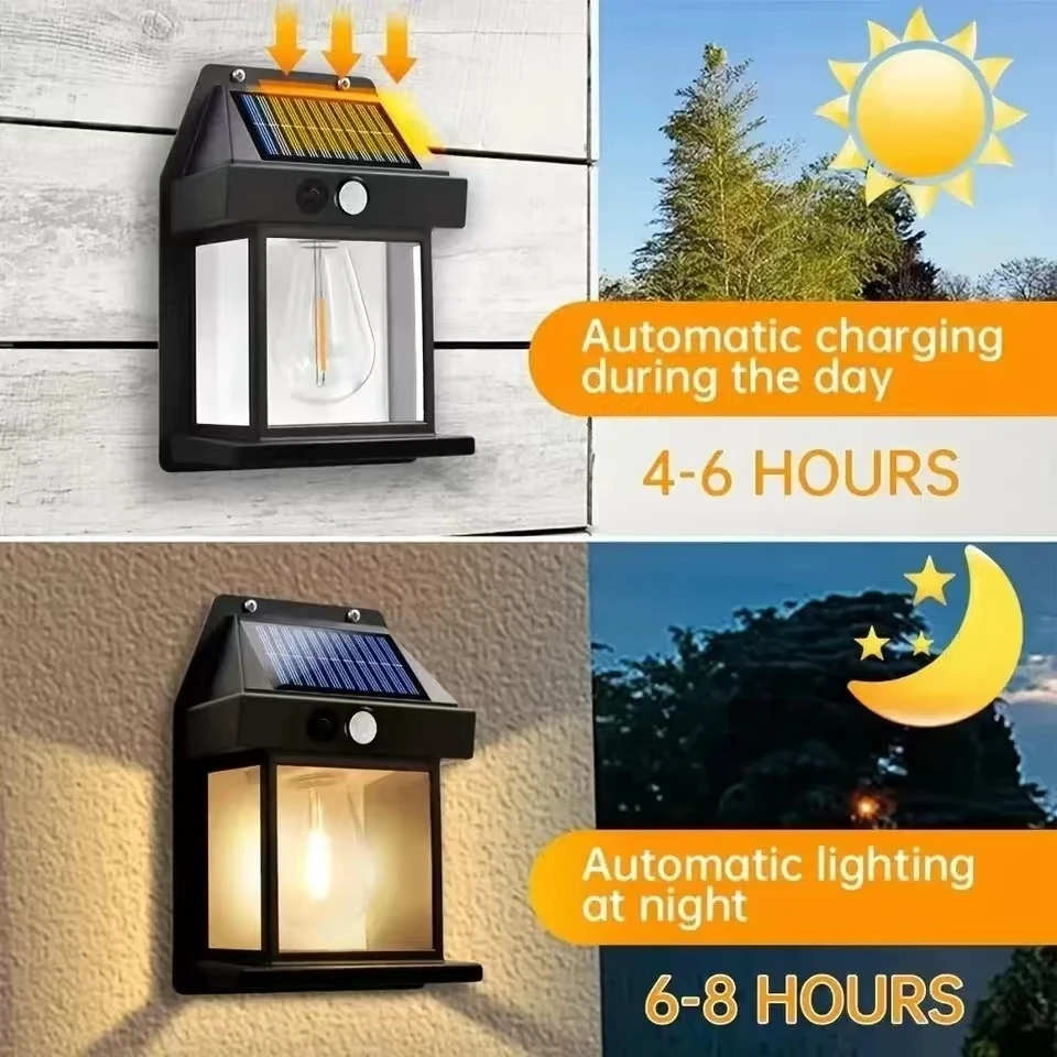 مصباح جداري خارجي يعمل بالطاقة - مراجعة Motion Sensor Light وسعره