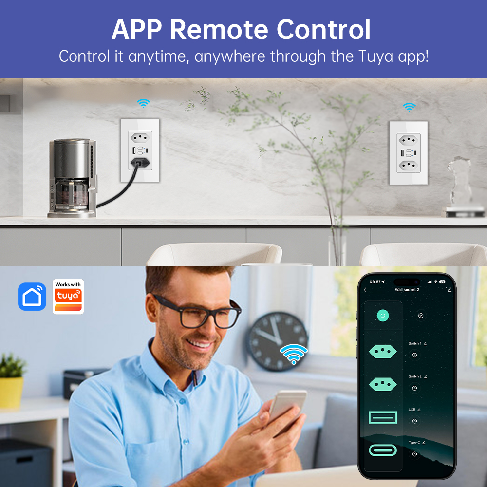 مقبس كهربائي ذكي برازيلي من MA - مراجعة Smart Home Web وسعره