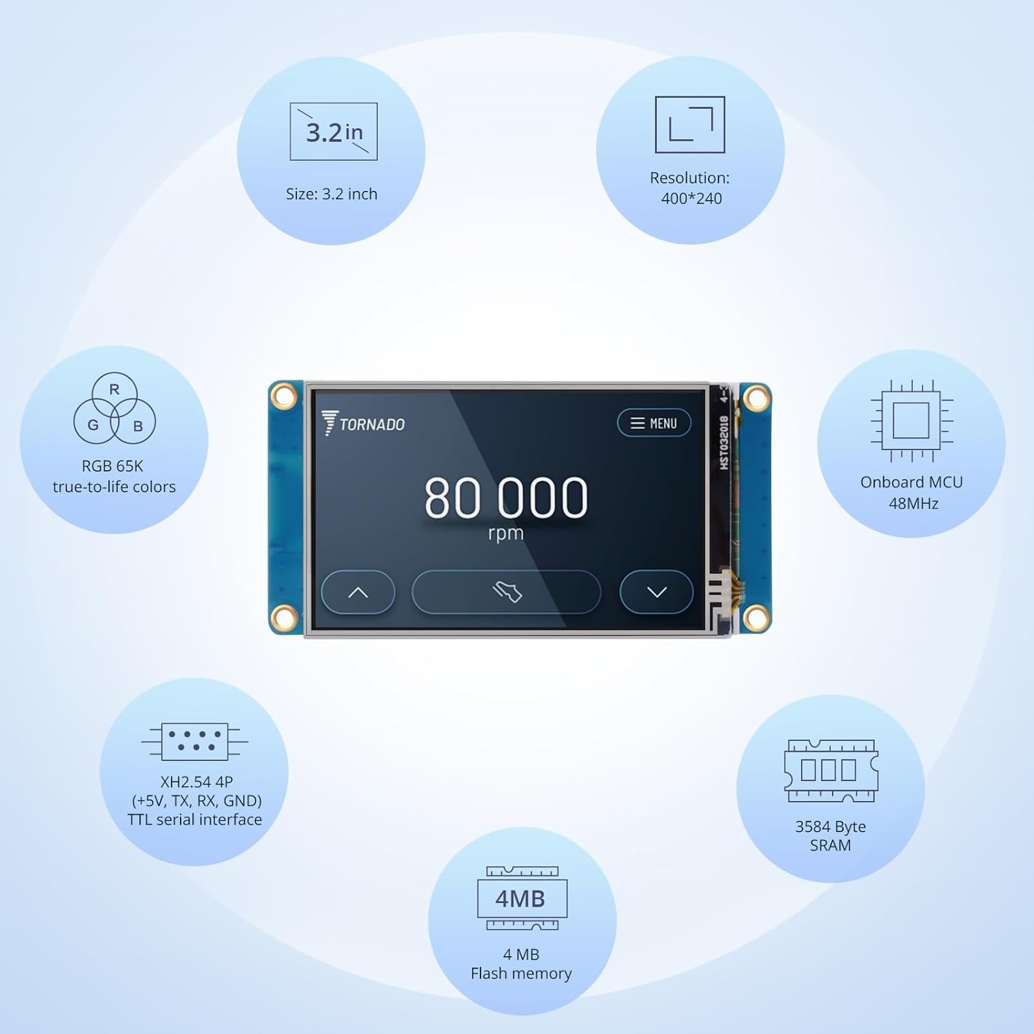 وحدة عرض LCD ذكية NX4024T032 U - مراجعة Smart Home Raspberry Pi وسعره