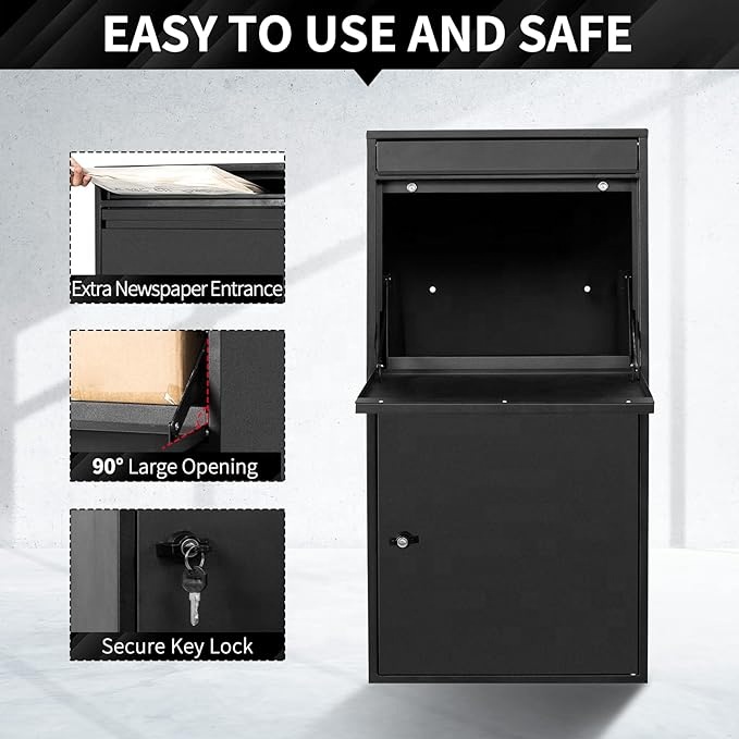 صندوق بريد ذكي كبير من الفولاذ - مراجعة Smart Home Box وسعره
