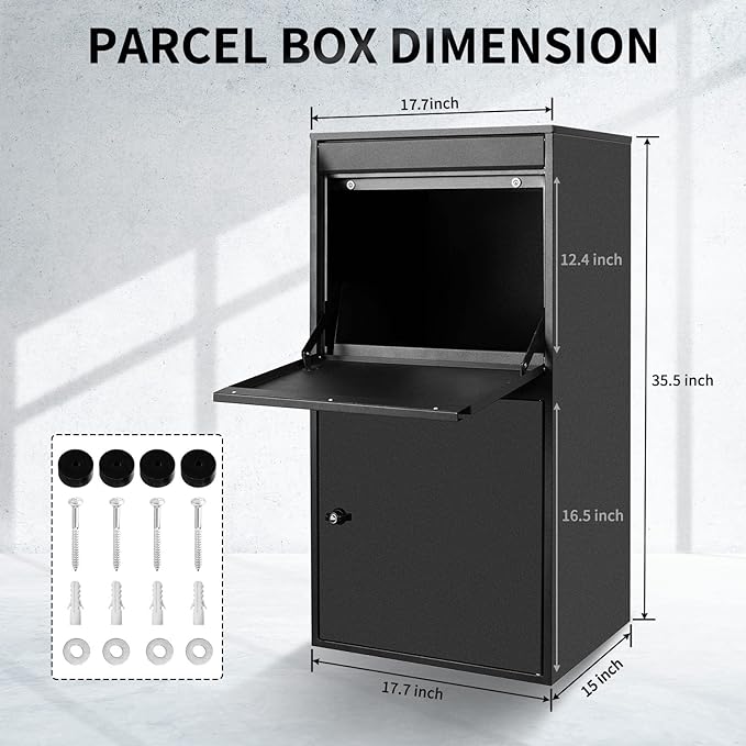 صندوق بريد ذكي كبير من الفولاذ - مراجعة Smart Home Box وسعره