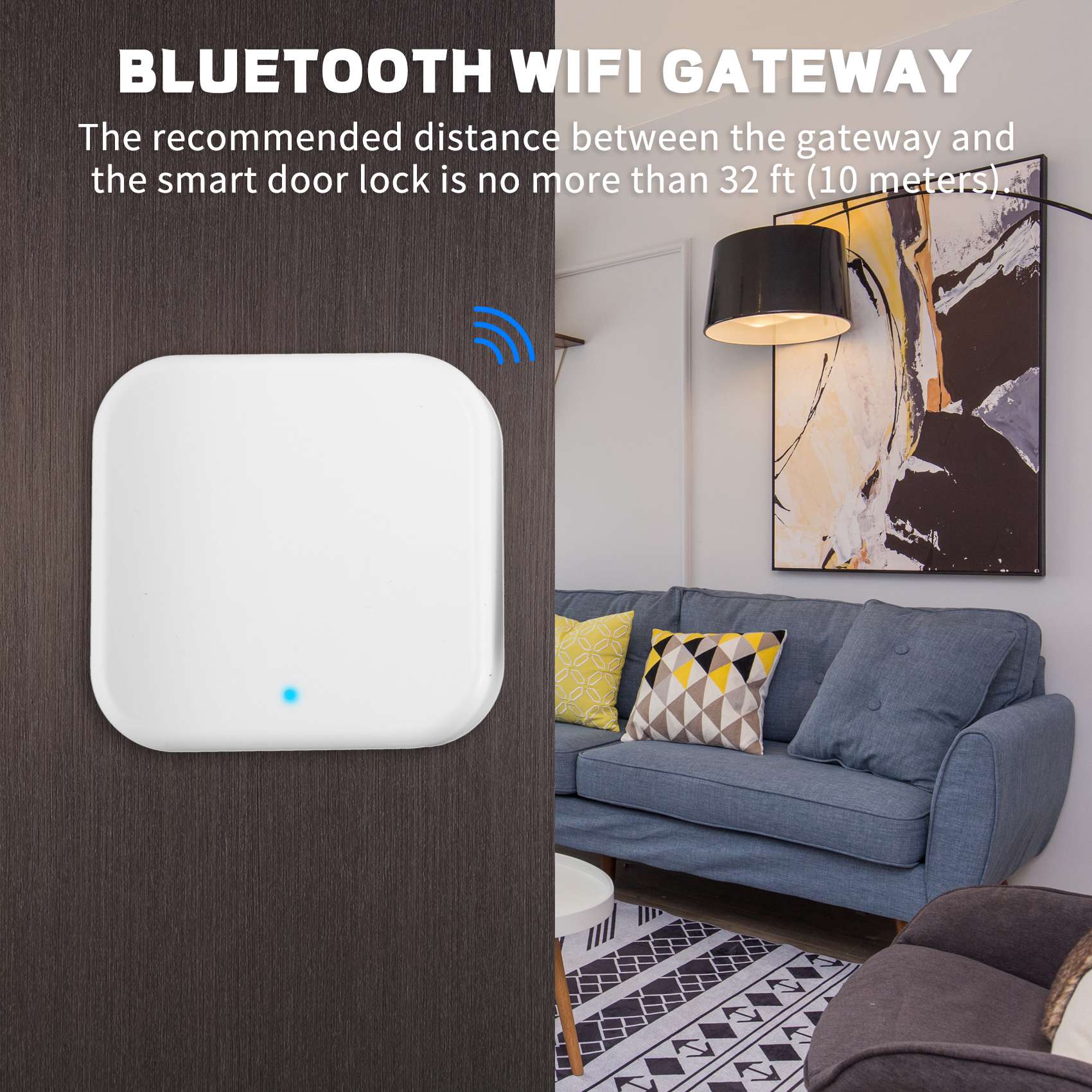 بوابة بلوتوث واي فاي مع قفل با - مراجعة Smart Door Lock وسعره