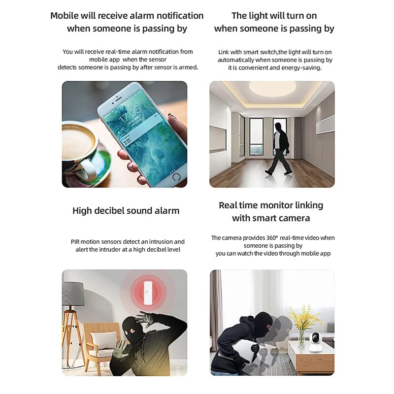 Tuya WiFi Zigbee PIR محس حركة  - مراجعة Smart Home Web وسعره