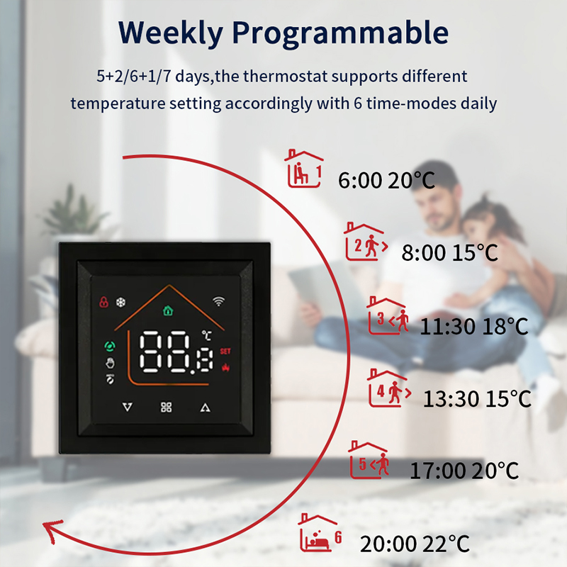 ثرموستات ذكي يعمل بالواي فاي م - مراجعة Smart Home Web وسعره