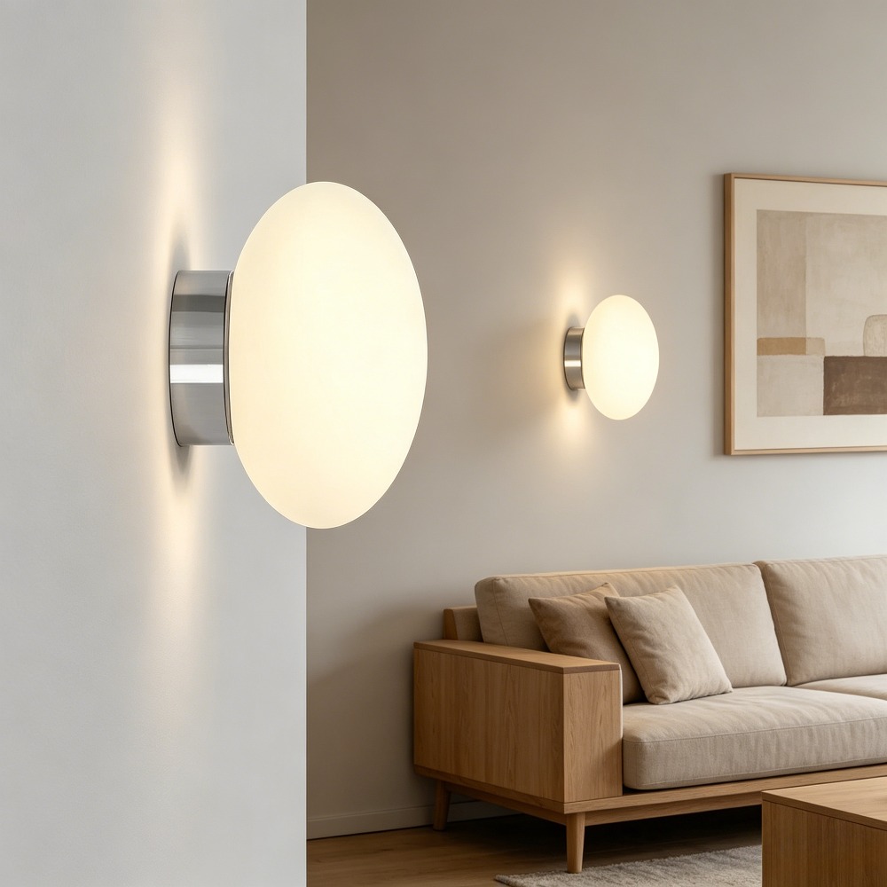 مصباح جداري حديث أبيض بتصميم ك - مراجعة Smart Home Retrofit وسعره