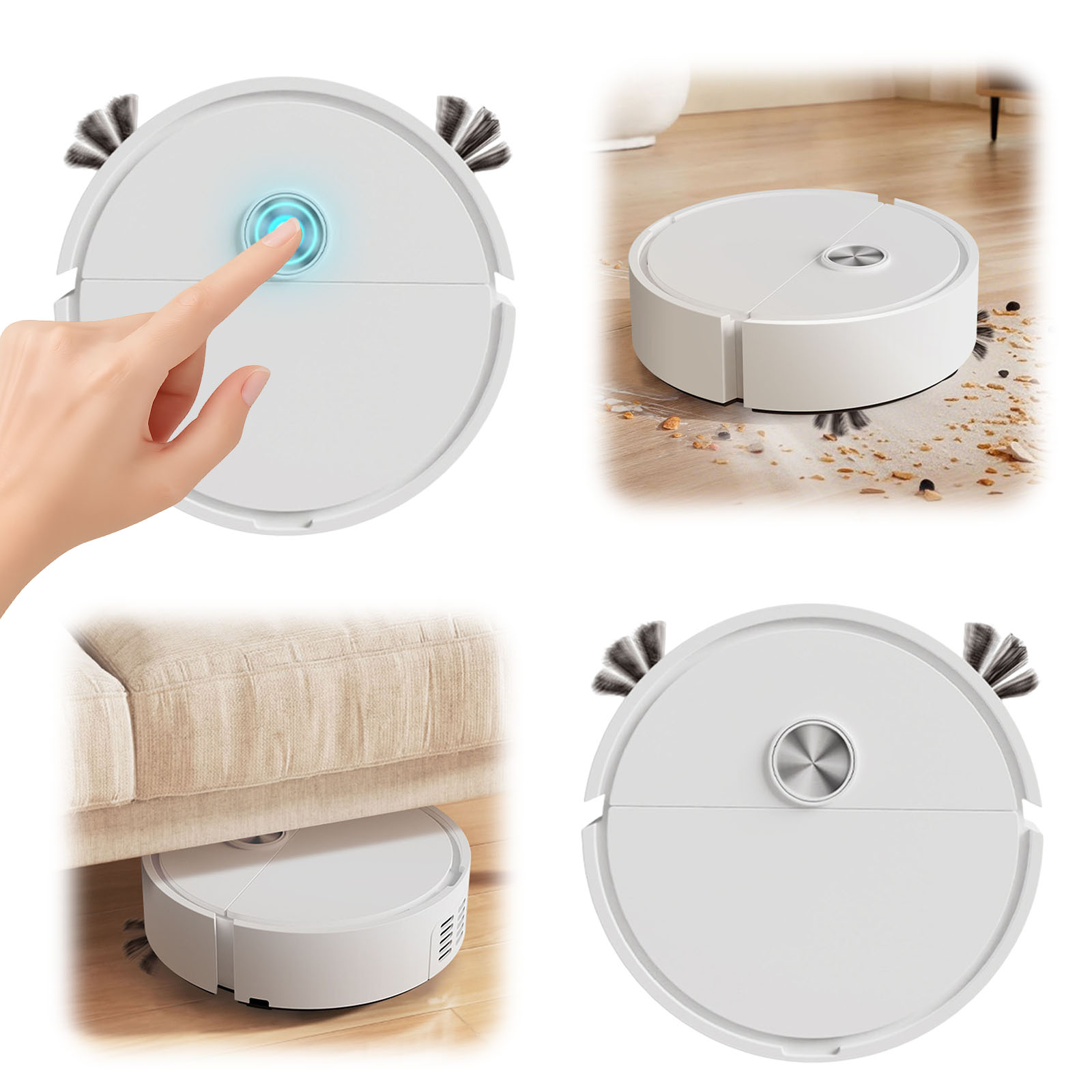 روبوت تنظيف ذكي 3 في 1 مع صندو - مراجعة Smart Home Box وسعره
