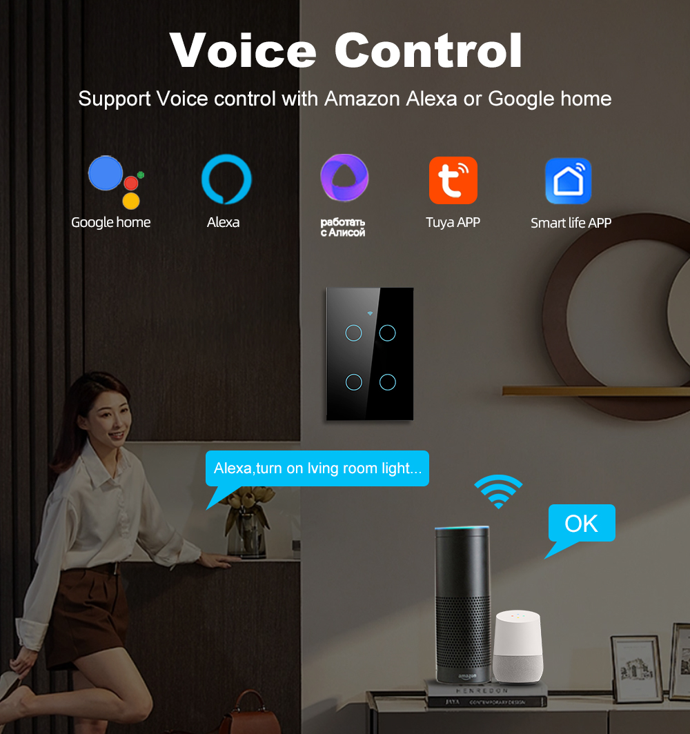 مفتاح إضاءة ذكي يعمل باللمس بت - مراجعة Smart Home Web وسعره