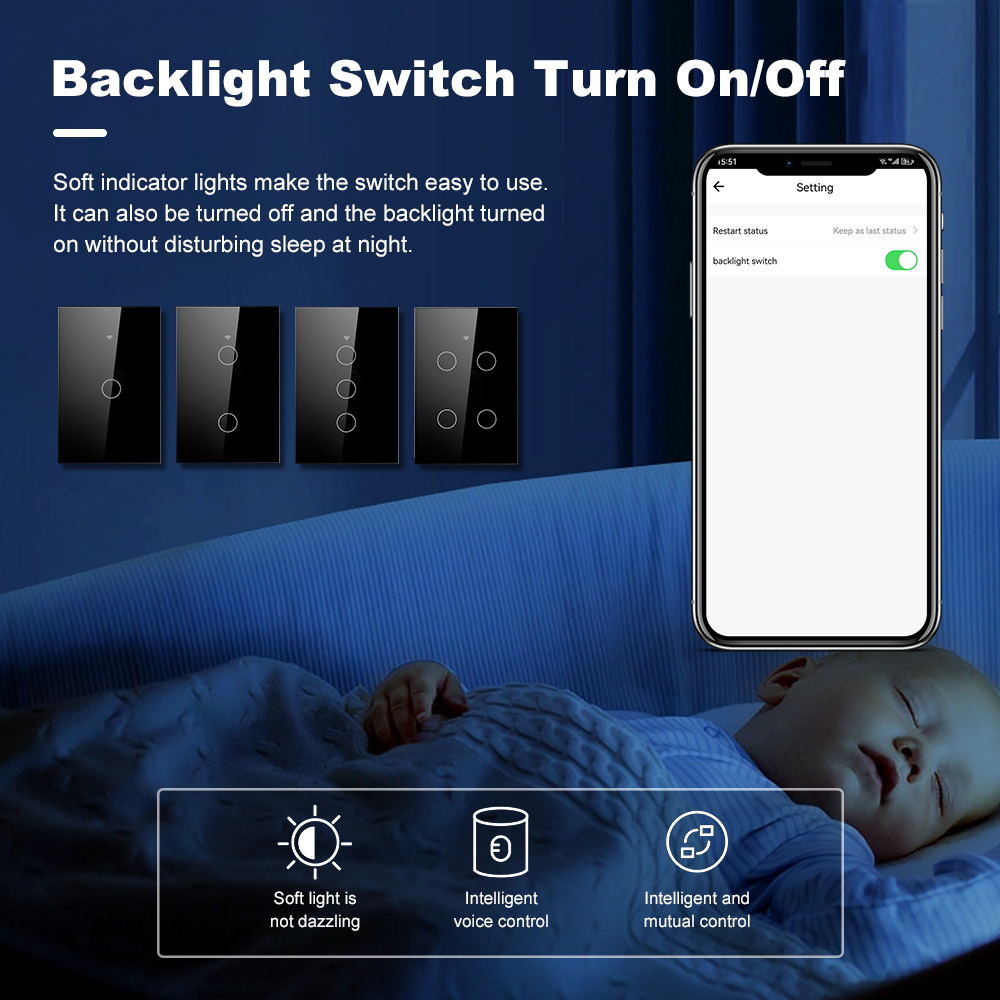 مفتاح إضاءة ذكي يعمل باللمس بت - مراجعة Smart Home Web وسعره