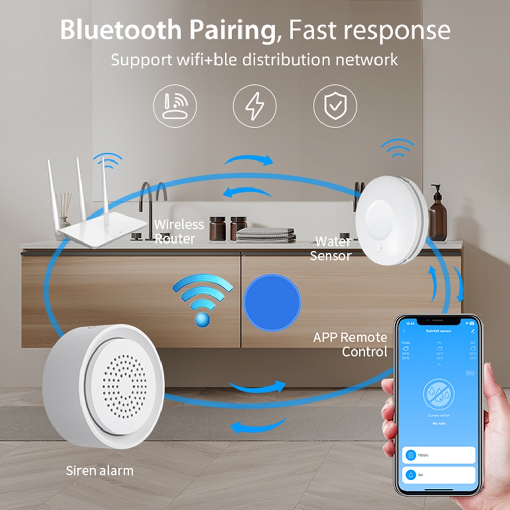 جهاز كشف الفيضانات BTLIFE مع إ - مراجعة Smart Home Kit وسعره